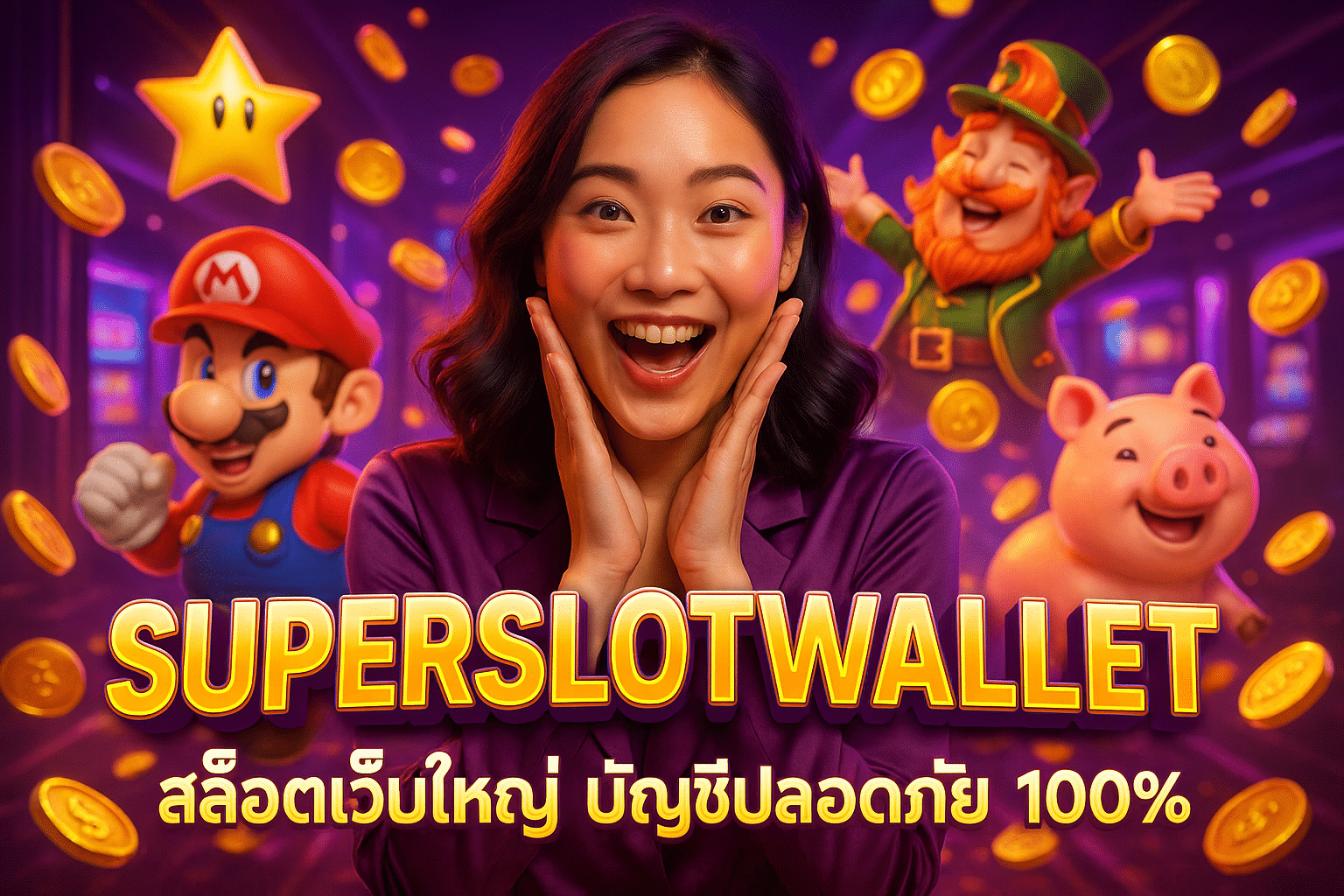 SUPERSLOTWALLET สล็อตเว็บใหญ่ บัญชีปลอดภัย 100%
